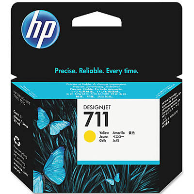 HP 711 29-ml Yellow DesignJet Ink Cartridge