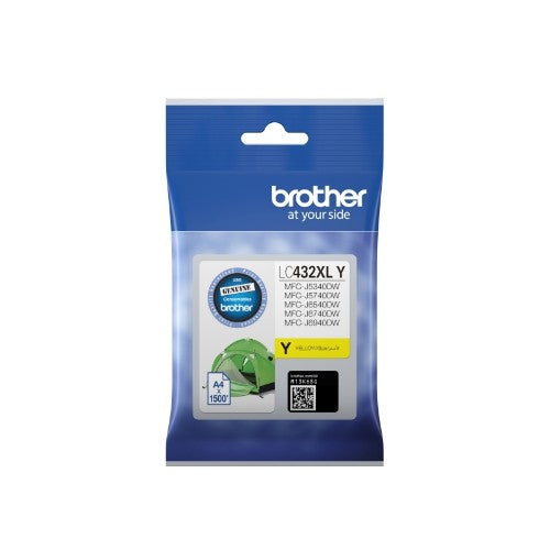 Brother LC432XLY ink cartridge 1 pc(s) Original Yellow