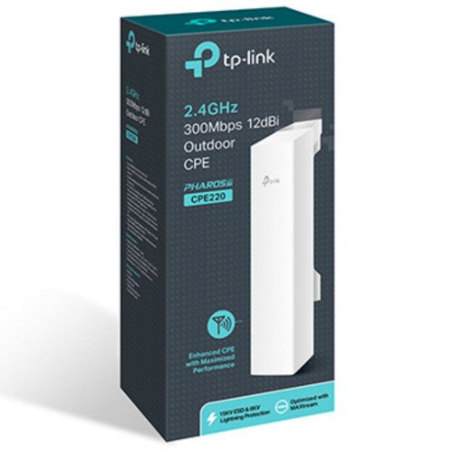 TP-Link CPE220 wireless access point 300 Mbit/s White Power over Ethernet (PoE)