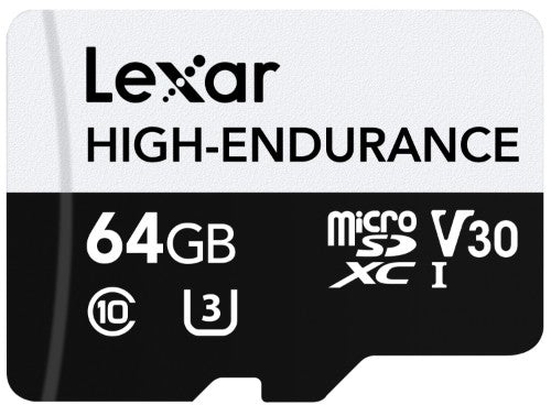 Lexar High-Endurance 64 GB MicroSDXC UHS-I Class 10