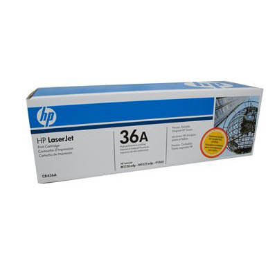 HP 36A Black Original LaserJet Toner Cartridge