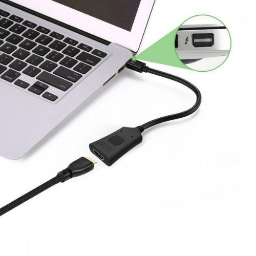 Simplecom DA101 video cable adapter Mini DisplayPort HDMI Type A (Standard) Black