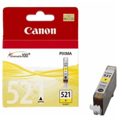 Canon CLI-521Y Yellow Ink Cartridge