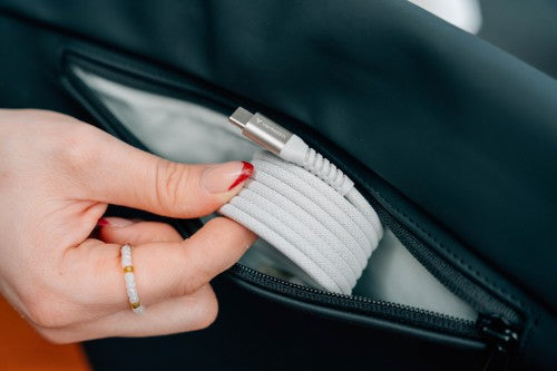 Verbatim Sync & Charge Magnetic Cable - 100W USB-C to USB-C 120 cm Grey