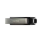 SanDisk Extreme Go USB flash drive 64 GB USB Type-A 3.2 Gen 1 (3.1 Gen 1) Stainless steel