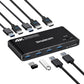 Simplecom KM420 laptop dock/port replicator USB 2.0 Type-C Black