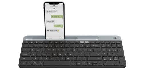 Logitech 920-009210 keyboard Universal RF Wireless + Bluetooth English Graphite