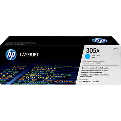 HP 305A Cyan Original LaserJet Toner Cartridge