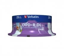 Verbatim 43667 blank DVD 8.5 GB DVD+R DL 25 pc(s)