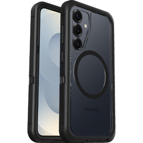 OtterBox Defender XT with Magnets Series for Samsung Galaxy S25, transparent/black