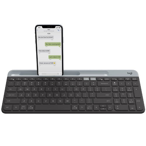 Logitech 920-009210 keyboard Universal RF Wireless + Bluetooth English Graphite