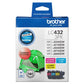 Brother LC4323PKS ink cartridge 3 pc(s) Original Standard Yield Cyan, Magenta, Yellow