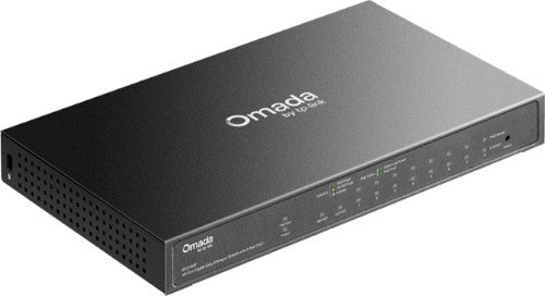 TP-Link Omada ES210GP network switch Managed L2 Gigabit Ethernet (10/100/1000) Power over Ethernet (PoE) DIN rail Black