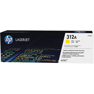 HP 312A Yellow LaserJet Toner Cartridge