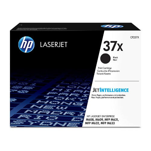 HP 37X High Yield Black Original LaserJet Toner Cartridge