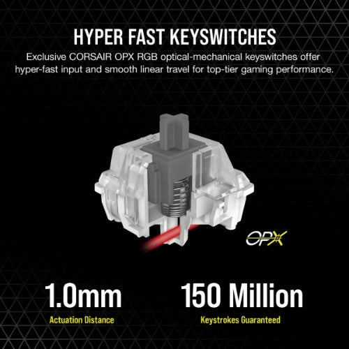 Corsair K70 PRO keyboard Gaming USB QWERTY US International Black