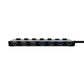 MBeat USB-M43HUB interface hub USB 3.2 Gen 1 (3.1 Gen 1) Type-A 5000 Mbit/s Black
