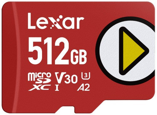 Lexar LMSPLAY512G-BNSNG memory card 512 GB MicroSDXC UHS-I Class 10