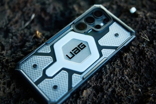 Urban Armor Gear Pathfinder Transparant mobile phone case 17.3 cm (6.8") Cover Grey, Transparent