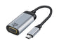Astrotek AT-USBCVGA-MF15 video cable adapter 0.15 m VGA (D-Sub) USB Type-C Black, Grey