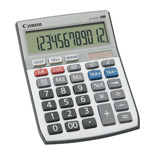 Canon LS-121TS calculator Desktop Display Metallic, Silver