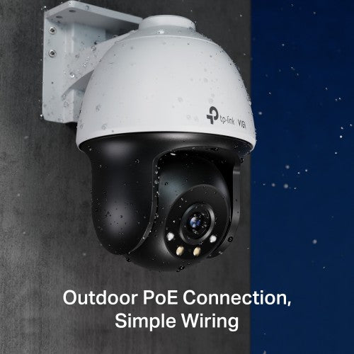 TP-Link VIGI 4MP Outdoor Full-Color Pan Tilt Network Camera
