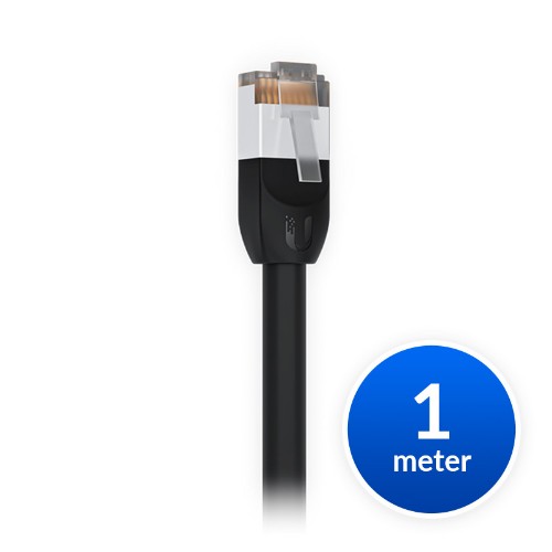 Ubiquiti UACC-CABLE-PATCH-OUTDOOR-1M-BK networking cable Black Cat5e S/UTP (STP)
