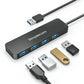 Simplecom CH342 interface hub USB 3.2 Gen 1 (3.1 Gen 1) Type-A 5000 Mbit/s Black