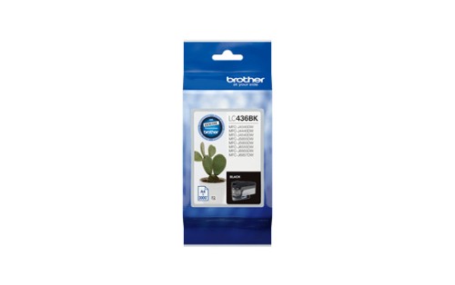 Brother LC436BK ink cartridge 1 pc(s) Original High (XL) Yield Black