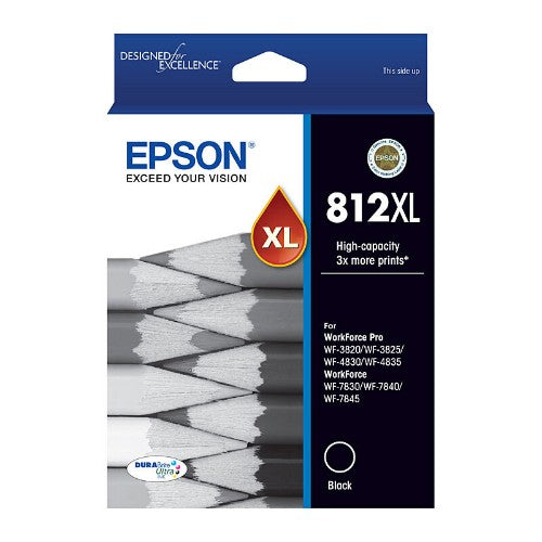 Epson 812XL ink cartridge 1 pc(s) Original High (XL) Yield Black