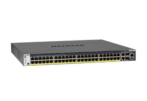 NETGEAR M4300-52G-PoE+ Managed L2/L3/L4 Gigabit Ethernet (10/100/1000) Power over Ethernet (PoE) 1U Black