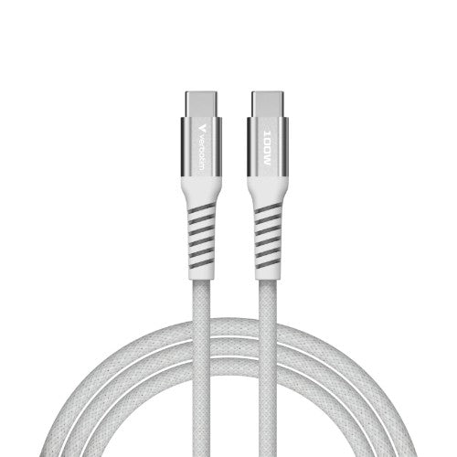 Verbatim Sync & Charge Magnetic Cable - 100W USB-C to USB-C 120 cm Grey