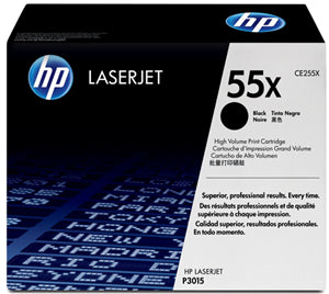 HP 55X High Yield Black Original LaserJet Toner Cartridge
