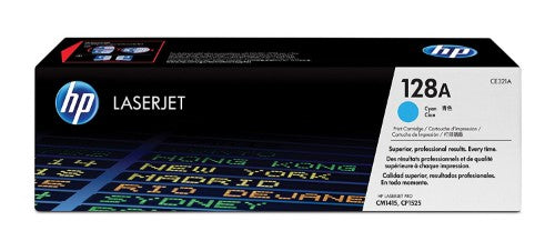 HP 128A Cyan Original LaserJet Toner Cartridge