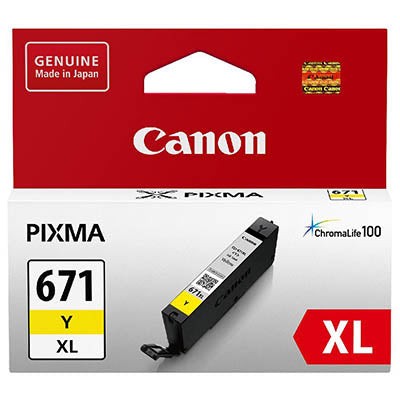Canon 671 XL ink cartridge 1 pc(s) Original High (XL) Yield Yellow
