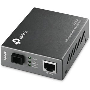 TP-Link MC111CS network media converter 100 Mbit/s Single-mode Black