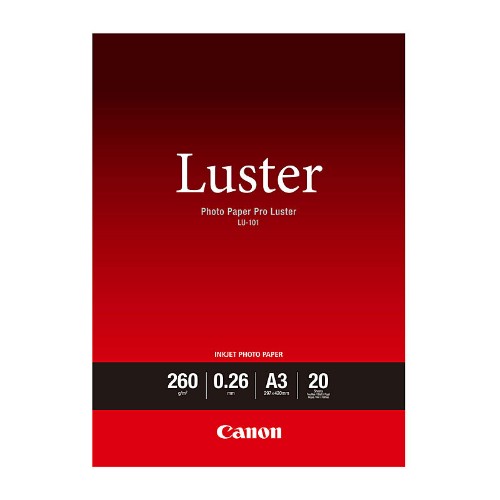 Canon LU-101 Luster Photo Paper Pro A3 - 20 Sheets