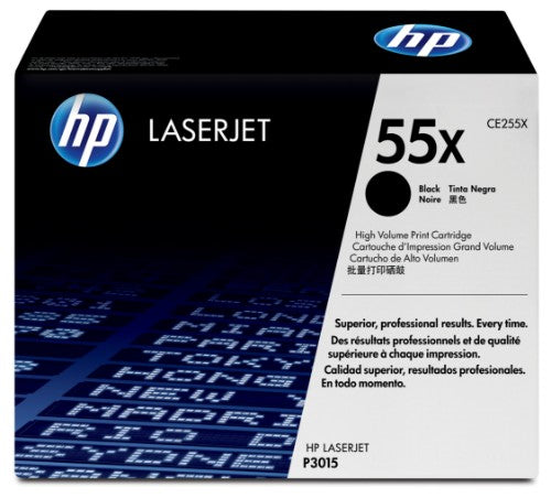 HP 55X High Yield Black Original LaserJet Toner Cartridge