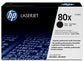 HP 80X High Yield Black Original LaserJet Toner Cartridge