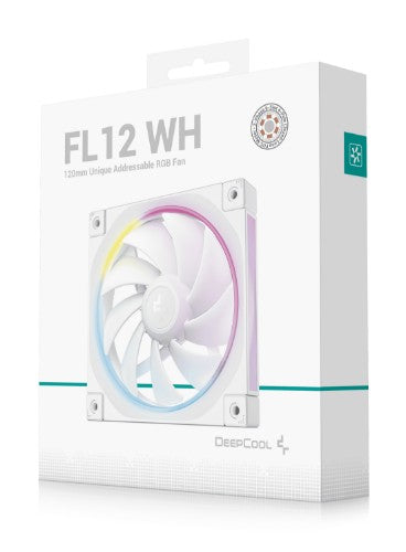 DeepCool FL12 WH Computer case Fan 12 cm White 1 pc(s)