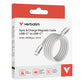 Verbatim Sync & Charge Magnetic Cable - 100W USB-C to USB-C 120 cm Grey