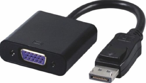 Astrotek 0.15m DisplayPort - VGA M/F VGA (D-Sub) Black