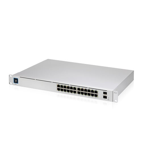 Ubiquiti UniFi Pro 24-Port PoE Managed L2/L3 Gigabit Ethernet (10/100/1000) Power over Ethernet (PoE) 1U Silver