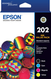 Epson 202 Original Black, Cyan, Magenta, Yellow 4 pc(s)
