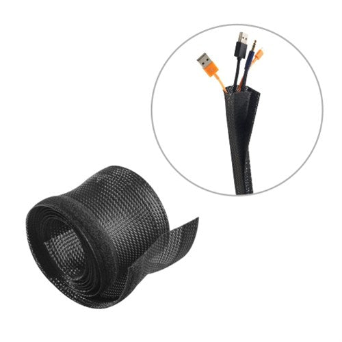 Brateck VS-135-B cable organizer Universal Cable sleeve Black 1 pc(s)