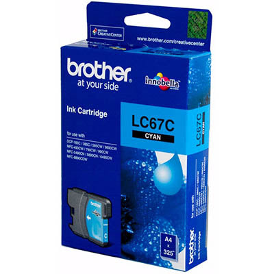 Brother LC67C ink cartridge Original Cyan