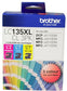 Brother LC135XLCL3PK ink cartridge 3 pc(s) Original Cyan, Magenta, Yellow