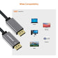 MBeat ToughLink 1.8 m DisplayPort Aluminium