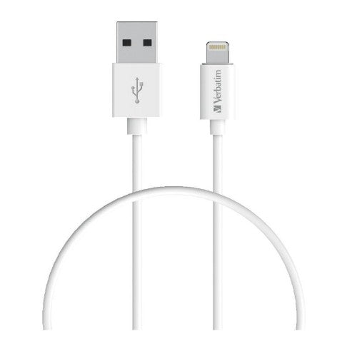 Verbatim 66581 lightning cable 1 m White