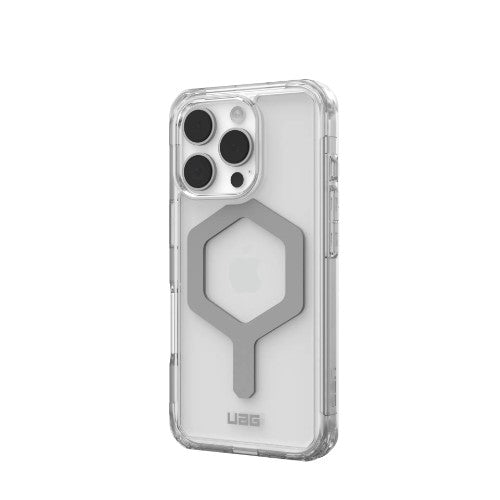 Urban Armor Gear Plyo mobile phone case 16 cm (6.3") Cover Silver, Transparent